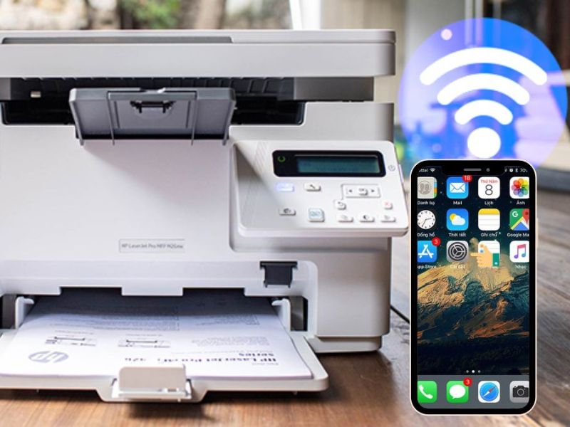 Kết nối máy in với điện thoại bằng Wifi