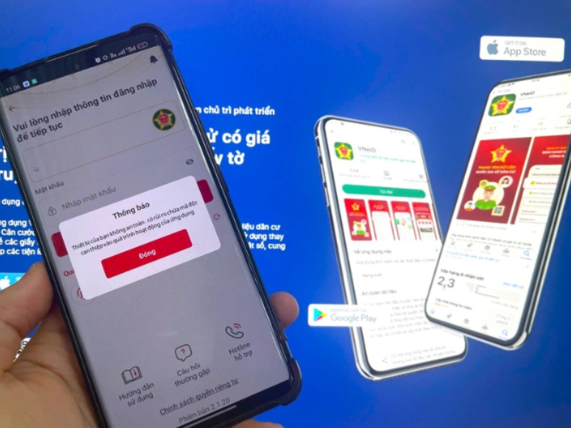 Lỗi VNeID báo thiết bị không an toàn là gì?