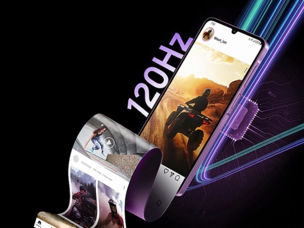 Máy có màn 120Hz sắc nét