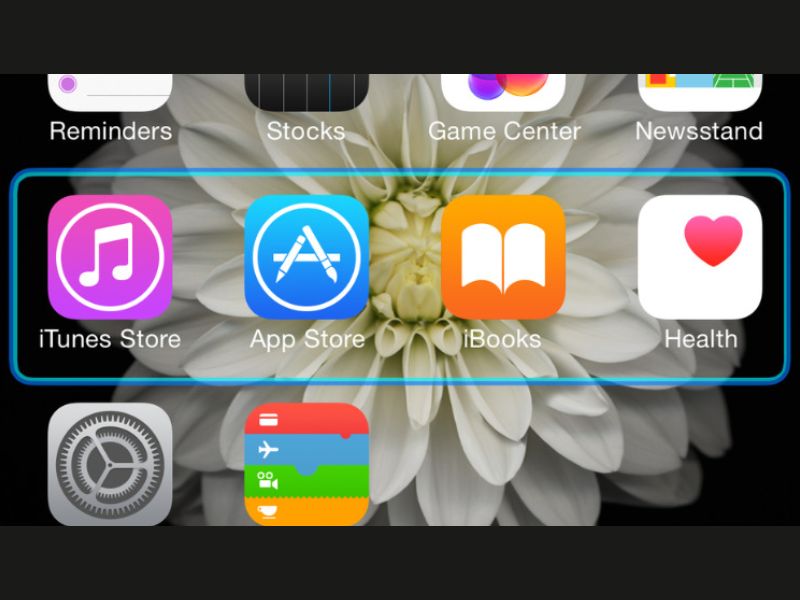 Lỗi màn hình iPhone bị ô vuông xanh