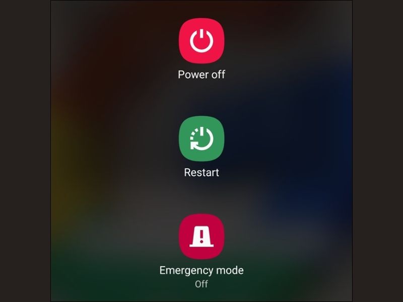Khởi động lại điện thoại Samsung đơn giản