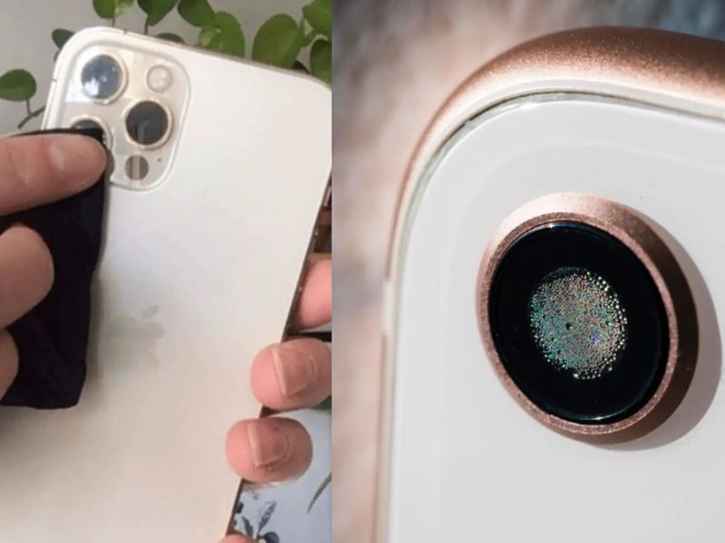 Mặt kính camera bị bám bụi, vân tay hoặc hơi nước