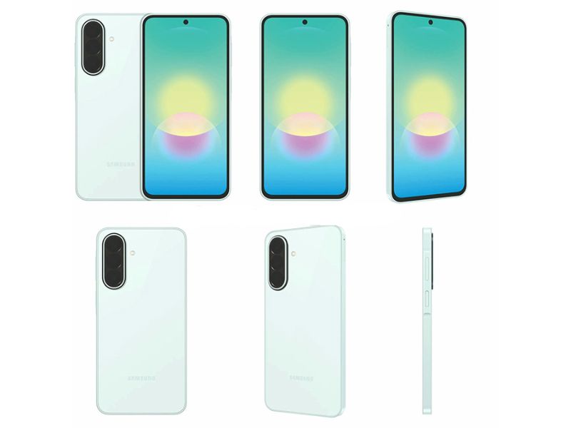 Galaxy A27 lộ màu xanh lá Awesome Mint qua ảnh render
