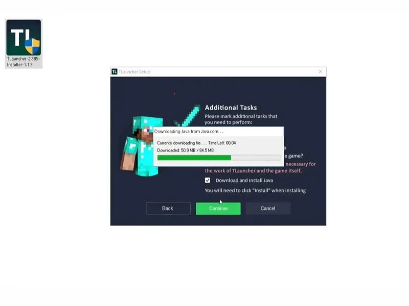 Các bước tải Minecraft Tlauncher