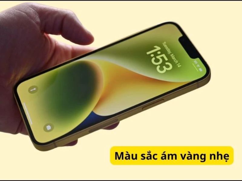 Nguyên nhân khiến iPhone 14 Pro Max bị vàng màn hình