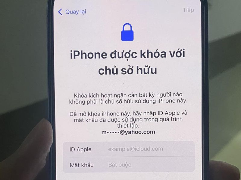 Nhập đúng Apple ID & mật khẩu