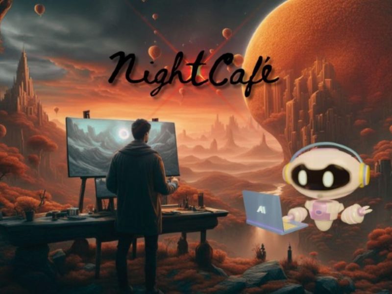NightCafe – Công cụ AI tạo ảnh đa phong cách