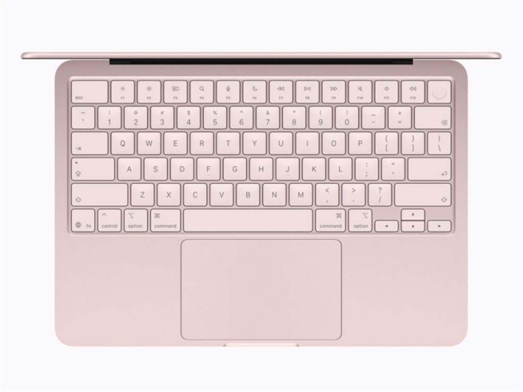 Macbook Neo được trang bị đầy đủ bàn phím Magic Keyboard, bàn di Multi-Touch lớn