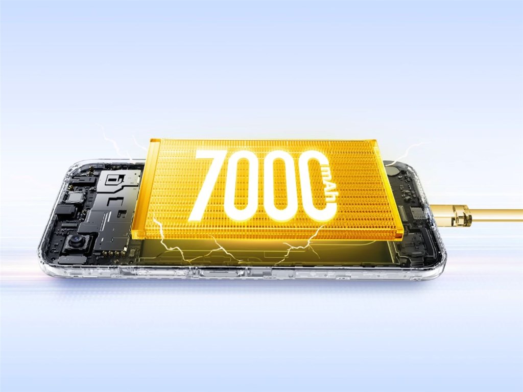 Máy sở hữu pin 7000mAh siêu trâu