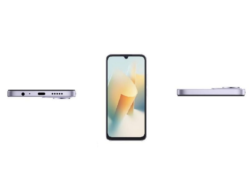 Redmi R70m có thiết kế vuông vức với khung viền vát phẳng