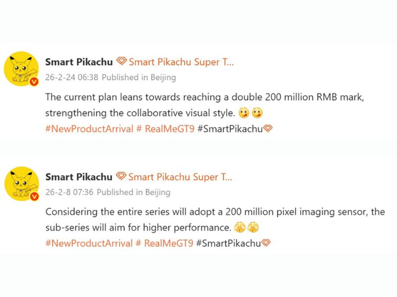 Lộ thông số camera Realme GT 9 Pro