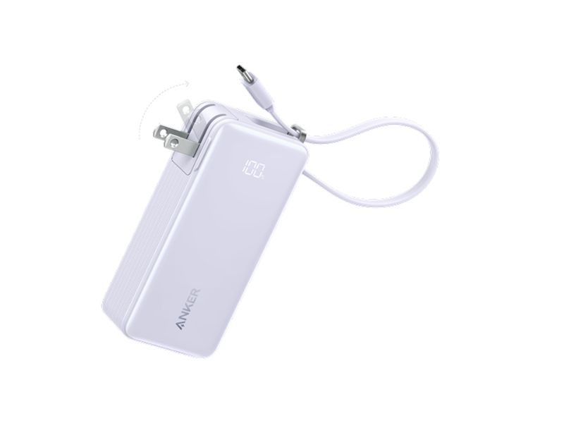Sạc Baseus Qpow 3 Digital Display FC31 10000mAh 45W tích hợp cáp đôi Type-C