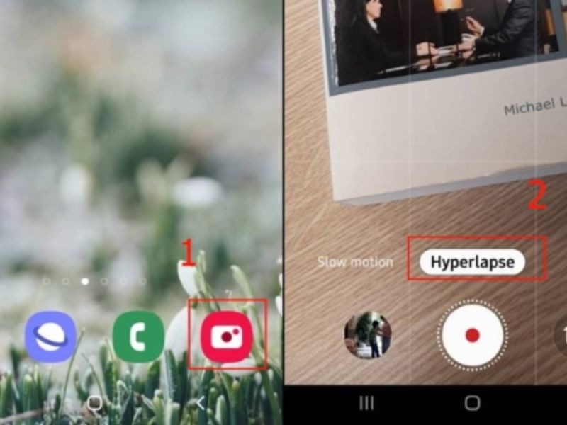 Các bước quay video time lapse