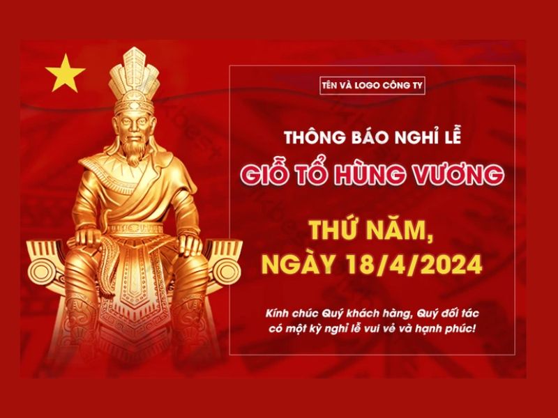 Tại sao nên tạo mẫu thông báo nghỉ lễ Giỗ tổ Hùng Vương bằng AI?