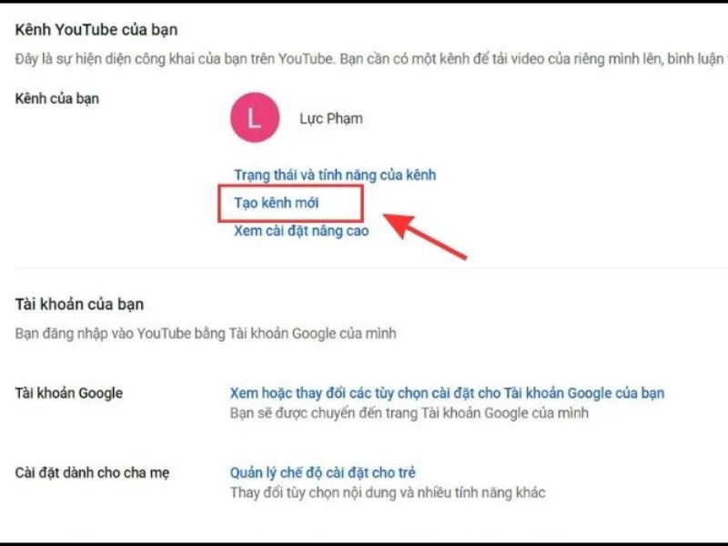 Cách tạo kênh Youtube trên máy tính dễ dàng
