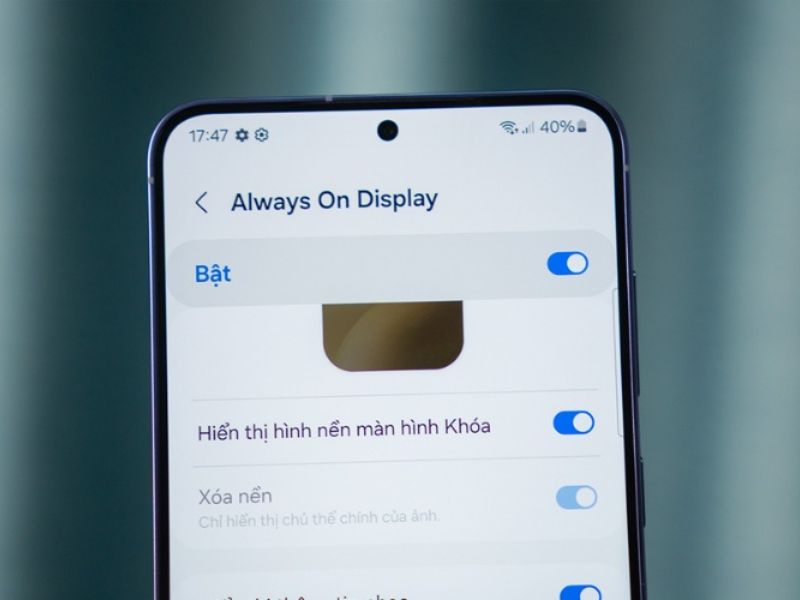 Tắt Always-On Display nếu không thực sự cần dùng