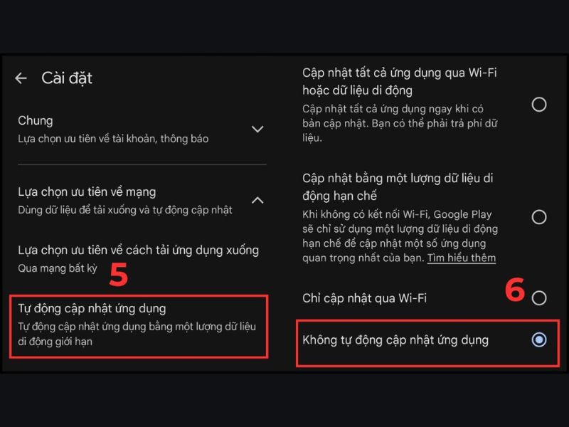 Cách tắt tự động cập nhật phần mềm trên điện thoại OPPO