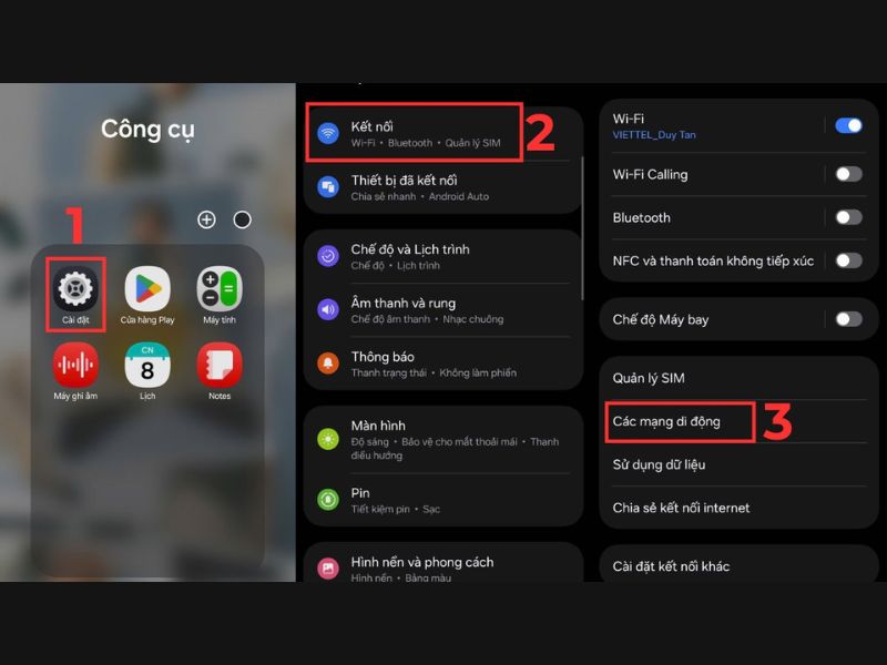 Hướng dẫn cách tắt 5G trên Samsung