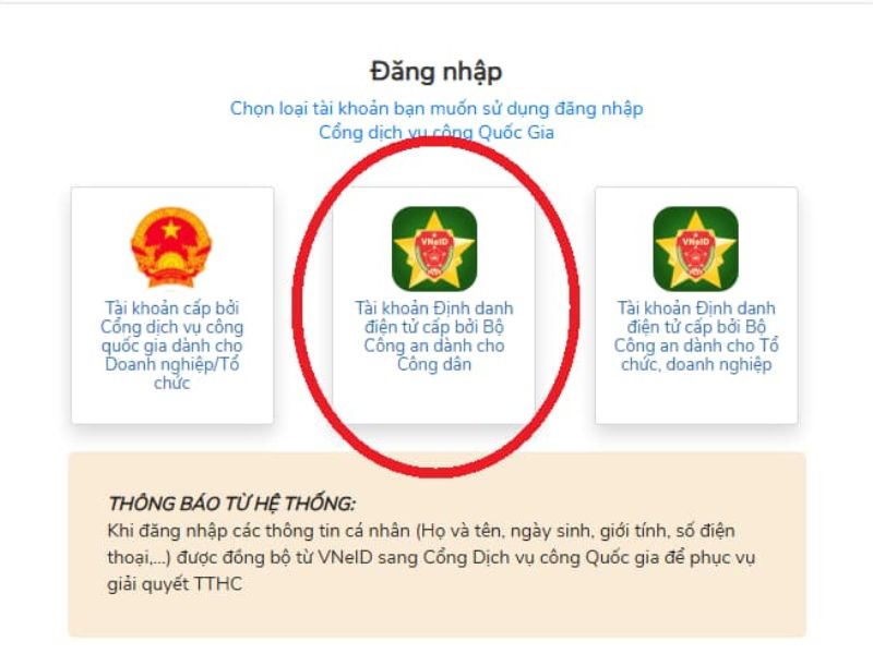 Đăng nhập VNeID để đăng ký kết hôn