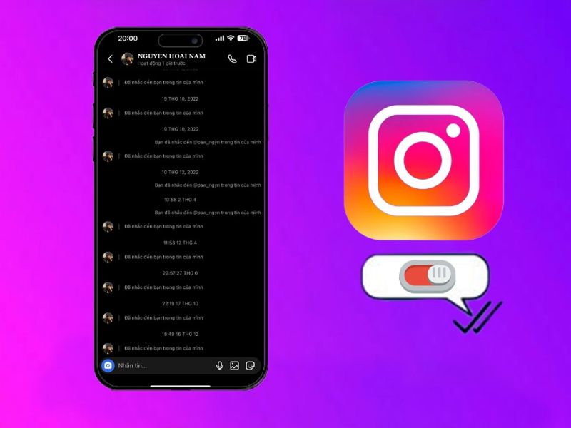 Tin nhắn đã ẩn trên Instagram có xem lại được không?