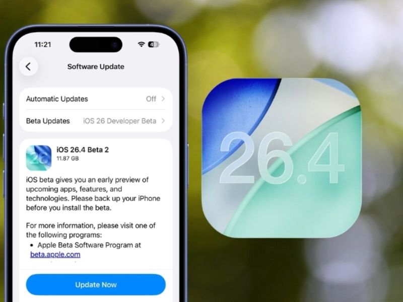 Các mẫu iPhone tương thích iOS 26.4 beta 2