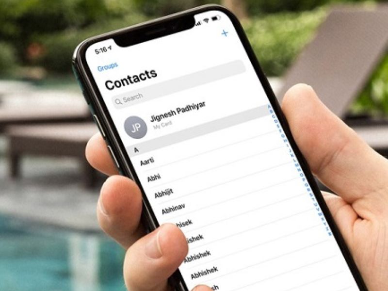 Xử lý tình trạng danh bạ iPhone bị ngược