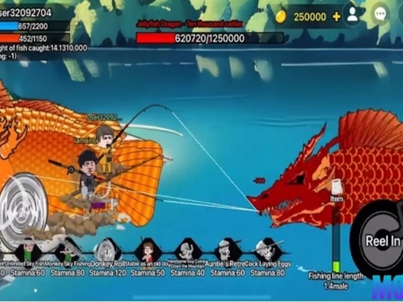 Game câu cá vạn cân siêu hot