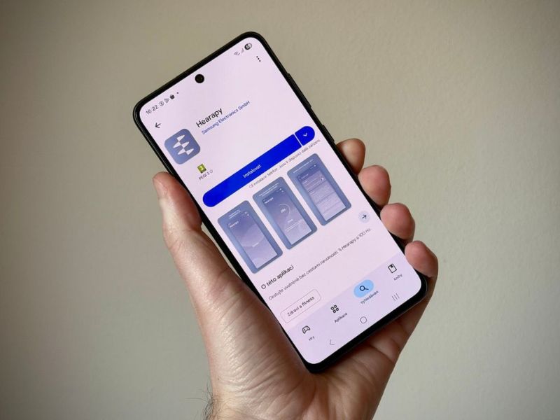 Ứng dụng Hearapy trên điện thoại