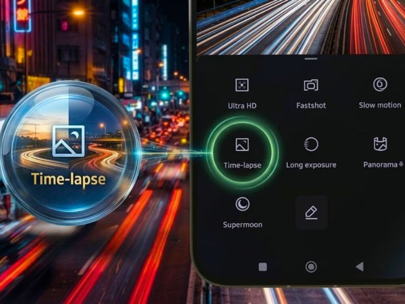 Vì sao không thấy chế độ Time Lapse trên Xiaomi?