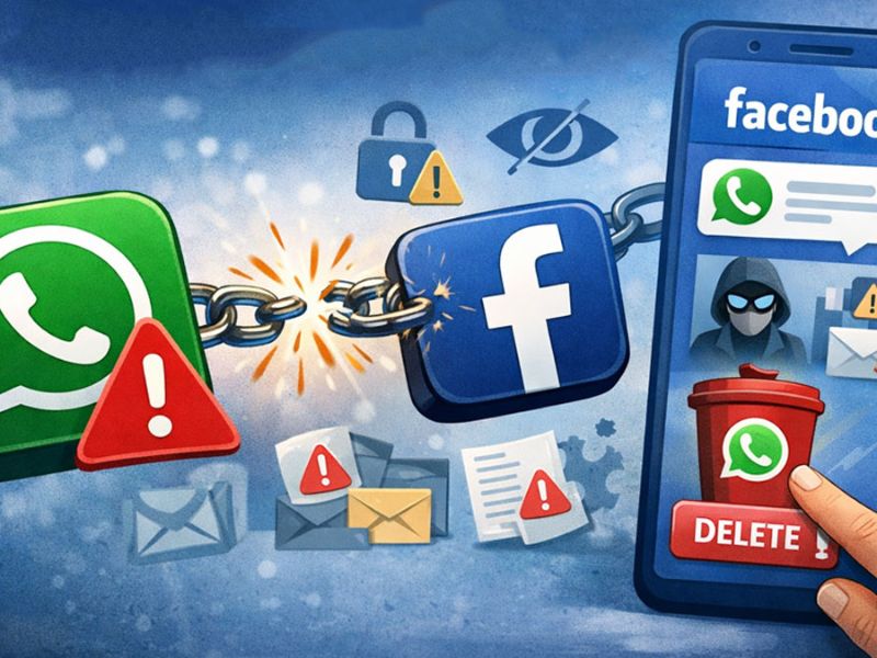 Vì sao nên xóa liên kết WhatsApp trên Facebook?