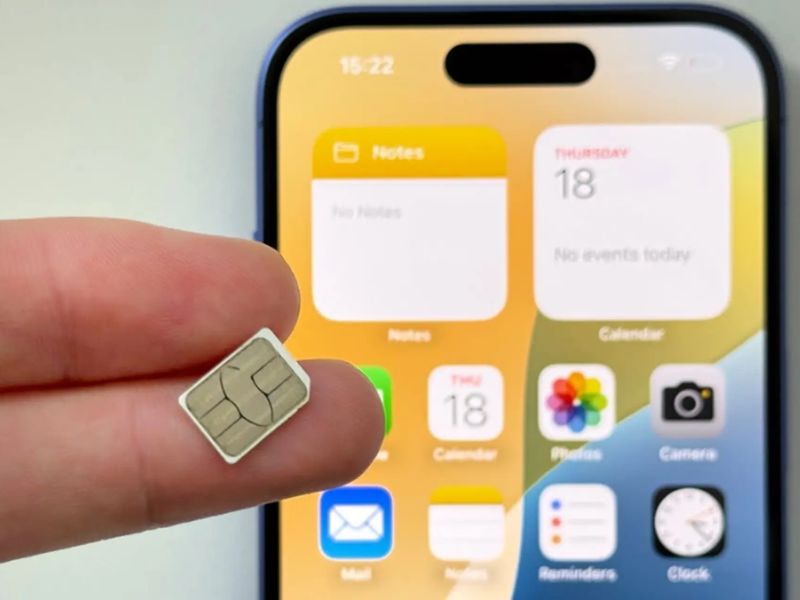 Xác minh khả năng nhận SIM qua khay SIM