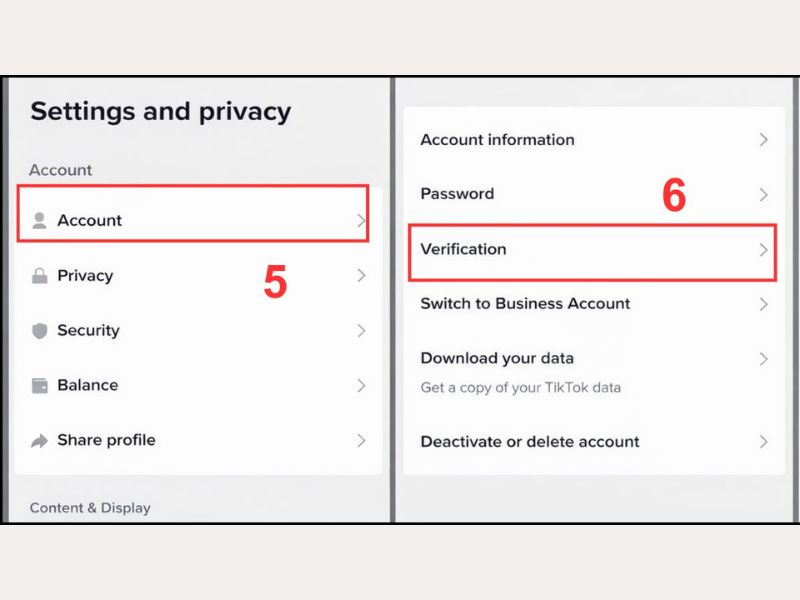 Hướng dẫn cách xác minh tài khoản trên TikTok