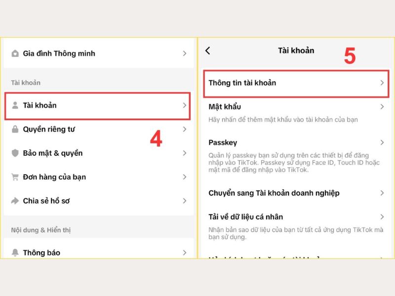 Hướng dẫn xác minh tài khoản TikTok qua số điện thoại