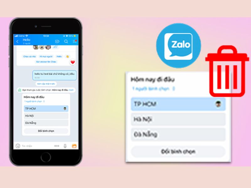 Các bước xóa bình luận trên Zalo 