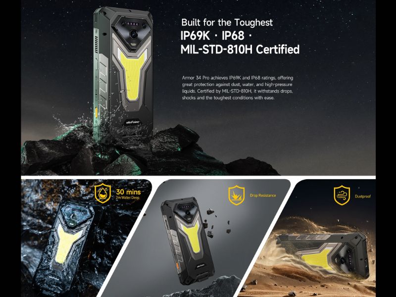 Ulefone Armor 34 Pro+ ra mắt