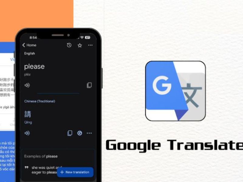 Sử dụng Google Dịch để thay đổi ngôn ngữ trên app Taoabo trên điện thoại