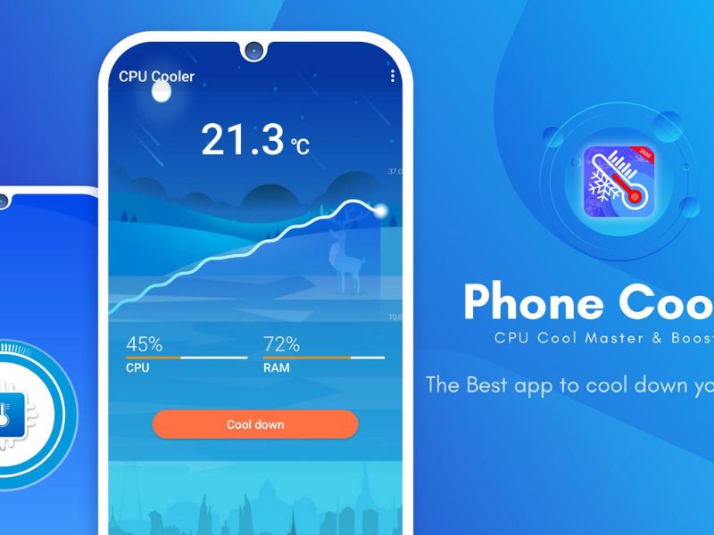 Cài đặt ứng dụng làm mát điện thoại