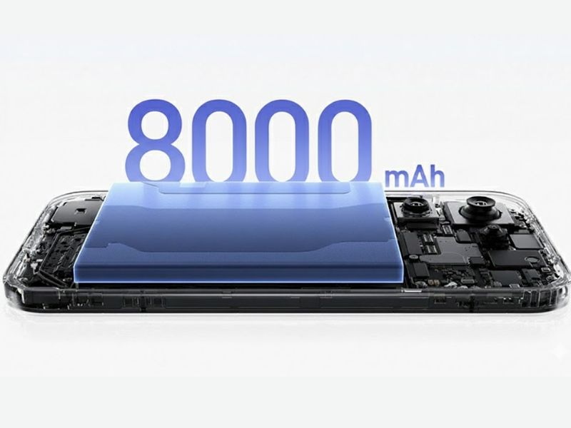 Xiaomi 17 Max có pin cực lớn 8000 mAh
