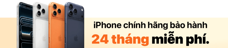 iPhone bảo hành 24 tháng