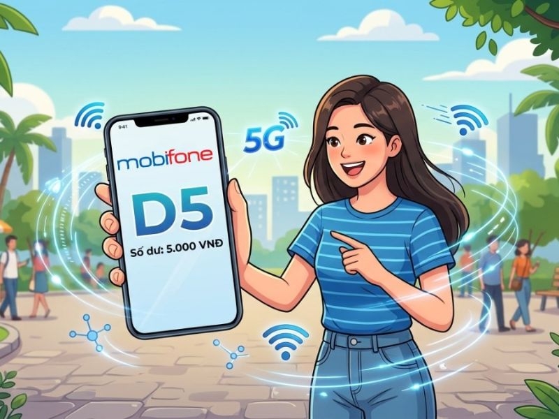 Cách đăng ký gói D5 Mobifone tiết kiệm chi phí nhất