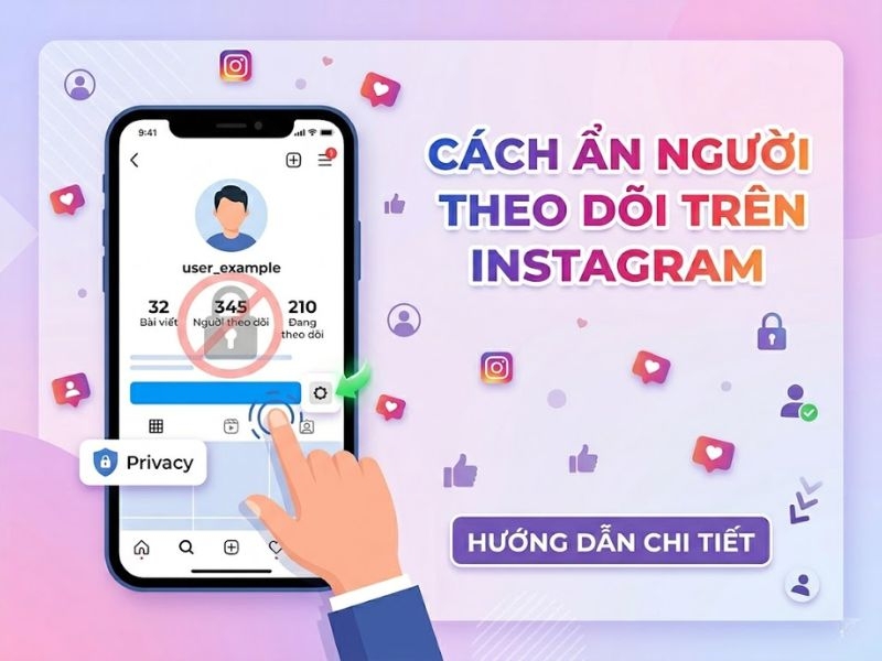 Cách ẩn người theo dõi trên Instagram cực đơn giản