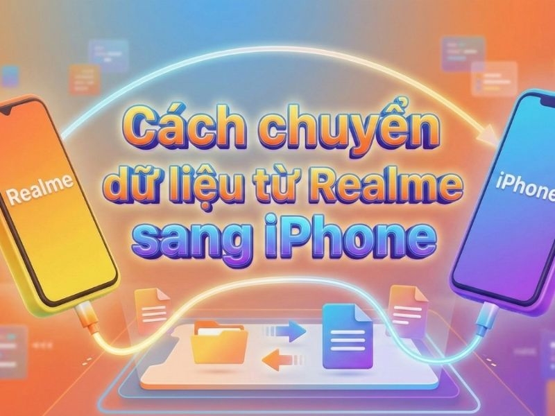 Cách chia sẻ file từ realme qua iPhone nhanh chóng nhất