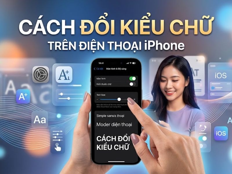 Cách đổi kiểu chữ trên điện thoại iPhone đơn giản, nhanh chóng