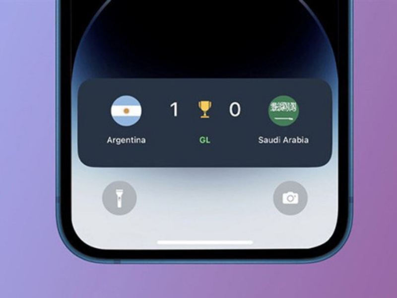 Cách ghim tỷ số World Cup lên màn hình khóa iPhone cực dễ 