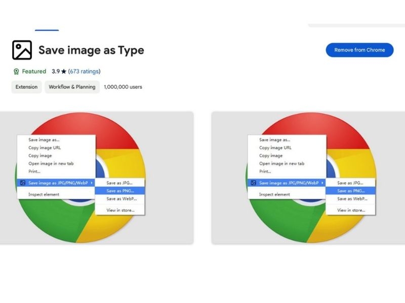Cách gỡ tiện ích Save Image As Type nhanh, triệt để