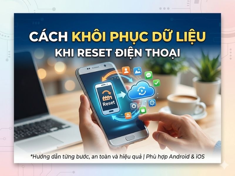 Cách khôi phục dữ liệu khi reset điện thoại hiệu quả