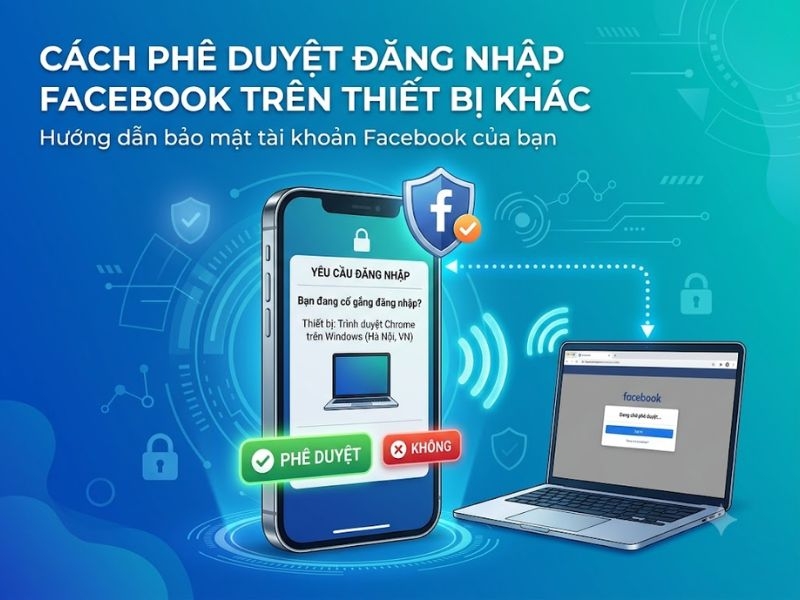 Cách phê duyệt đăng nhập Facebook trên thiết bị khác cực dễ