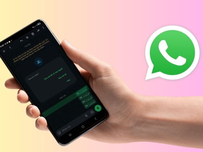 Cách xóa tin nhắn trên WhatsApp nhanh chóng, đúng cách