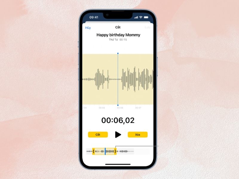 Cắt đoạn ghi âm trên iPhone nhanh, đơn giản nhất