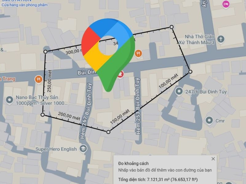 Cách đo diện tích đất trên Google Maps nhanh nhất